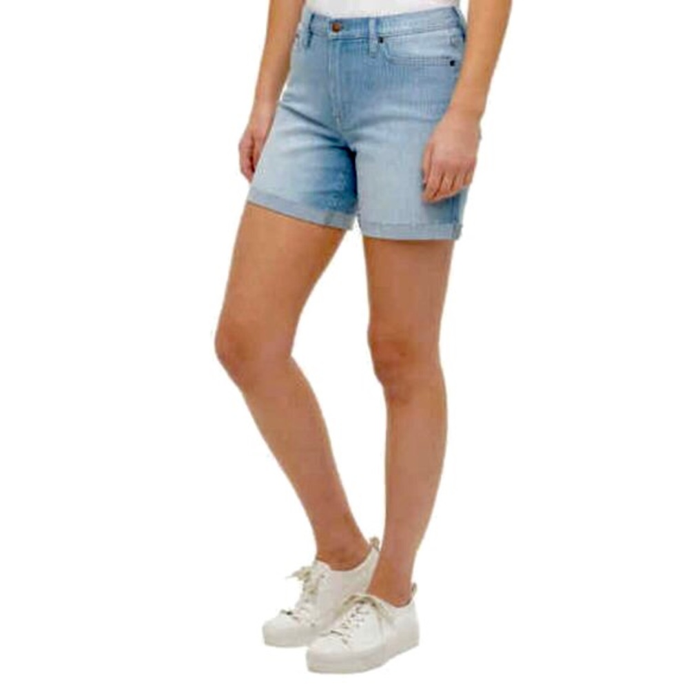 Calvin Klein railroad stripe jeans shorts Size 6